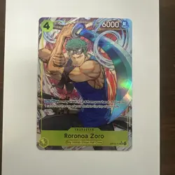Bandai Roronoa Zoro OP15-113 Alternate Art Foil One Piece CCG - Image 1