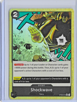 Shockwave (Textured Foil) - One Piece: The Best - ST06-014 - Image 1