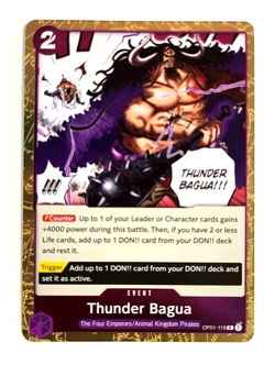 Thunder Bagua - OP01-119 R - Rare - Foil - Romance Dawn - One Piece_2 - Image 1