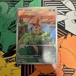 Pokemon TCG Victini SVP 208 Full Art Holo Card Black Star Promo Rare A - Image 1