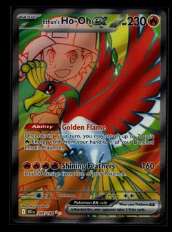Ethan's Ho-Oh ex 209/182 - Destined Rivals Ultra Rare Pokemon TCG - NM Card - Image 1