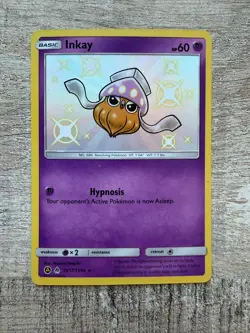 Inkay SV17 Pokemon Hidden Fates Shiny Vault Rare Card NM+ - Image 1