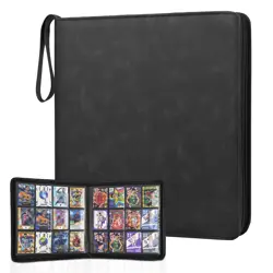 TCG Card Binder 480 Pockets, 12 Pockets Card Binder, Side Loading Trading Car... - Image 1