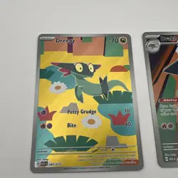 Pokemon Me: Ascended Heroes Dreepy 247 & Drakloak 248 IR 2 Card Lot - Image 2