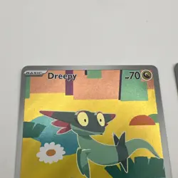 Pokemon Me: Ascended Heroes Dreepy 247 & Drakloak 248 IR 2 Card Lot - Image 3