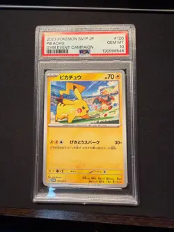 PSA 10 Pikachu - 120/SV-P 120/SV-P Sv-P Promotional Cards Regular - Image 1