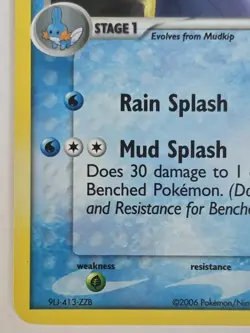 Pokemon Card - Marshtomp Crystal Guardians 24/100 Rare Reverse Holo STAMPED - Image 4