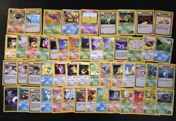 Pokemon 50 Card Lot NM-LP No Duplicate Lot Fossil Gym Jungle Rocket Neo WOTC - Image 1