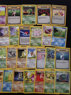 Pokemon 50 Card Lot NM-LP No Duplicate Lot Fossil Gym Jungle Rocket Neo WOTC - Image 2