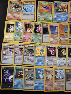 Pokemon 50 Card Lot NM-LP No Duplicate Lot Fossil Gym Jungle Rocket Neo WOTC - Image 4