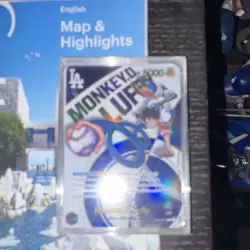 One Piece CCG Monkey D. Luffy Leader Card Holo 5000 Power English Standard - Image 1