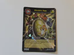 DKME 003/006 ELECTRIC EGG Dinosaur King Colossal Rare Trading Card 2009 - Image 3