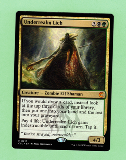 MTG - UNDERREALM LICH M 0215 CLU 2024 - Image 1