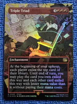 MTG 1x Foil - Triple Triad (Borderless) - 340 / English - Image 1