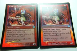 MTG Dwarven Patrol x2-Foil -Apocalypse-Lightly Played - Image 1