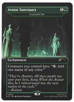 Avatar Sanctuary - Cryptolith Rite Secret Lair Drop SLD 2293 MTG Regular - Image 1