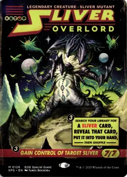 Sliver Overlord (Showcase) M Special Guests 128 NM - Image 1