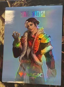 Magic The Gathering Final Fantasy Holo Foil Promotional Poster Emet-Selch - Image 1