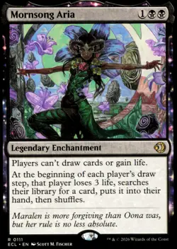 Mornsong Aria 111 Rare Lorwyn Eclipsed NM Magic: The Gathering ECL - Image 1