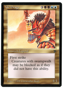 Ur-Drago -- MTG (MP Quality) - Legends - See scans!! - Image 1