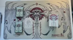 MTG Philadelphia MagicCon 2023 Atraxa Playmat with deck box and sleeves New - Image 1