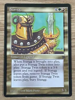 MTG - Stangg - Legends - LP English Magic 1994 - Image 1