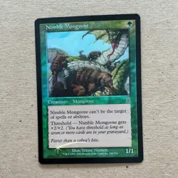 Wizards of the Coast Magic: The Gathering Nimble Mongoose Green Common Odyssey - Image 1