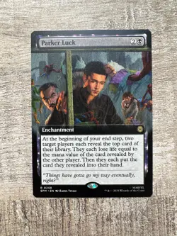 x1 Parker Luck - Foil R MTG Marvel's Spider-Man M/NM, English - Image 1