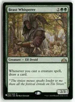 Beast Whisperer 123 Rare The List Reprints Magic: The Gathering Lightly Played - Image 1