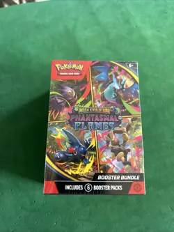 Pokemon Mega Evolution Phantasmal Flames Booster Bundle Box NEW/SEALED IN HAND - Image 1