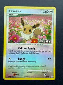 2008 Pokemon Diamond & Pearl Majestic Dawn 62 Reverse Foil Burger King Coll - Image 1