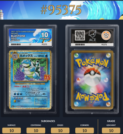 🔥Pokemon Charizard/Blastoise/Venusaur -25th Anniversary Set Perfect Subs Ace 10 - Image 3
