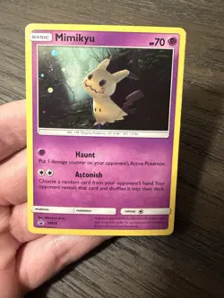 Pokemon TCG Black Star Promo Holo Mimikyu SM29 - LP/MP - Image 1