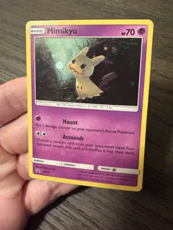 Pokemon TCG Black Star Promo Holo Mimikyu SM29 - LP/MP - Image 2