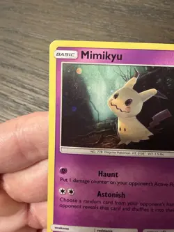 Pokemon TCG Black Star Promo Holo Mimikyu SM29 - LP/MP - Image 5