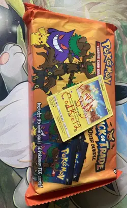 Pokemon TCG Trick or Trade Booster Bundle - 35 Mini Packs - Sealed New - Clean - Image 1