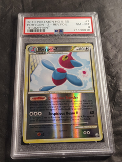 Porygon-Z Pokemon Triumphant 7/102 Holo Rare Reverse Foil PSA 8 English 2010 - Image 1