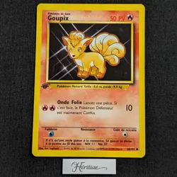 Carte Pokemon Goupix 68/102 Edition 1 Set de Base wizards Francais VF - SDB - Image 1