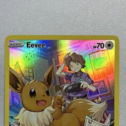 Pokemon Eevee Full Art Ultra Rare TG11/TG30 Brilliant Stars Holo 70 HP - Image 2