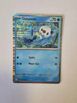 Oshawott 021/086 Common SV: White Flare Pokemon Holo Near Mint - Image 1