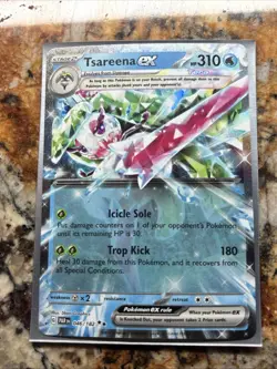 Pokemon TCG Tsareena ex - 046/182 Paradox Rift Holo Double Rare NM - Image 1