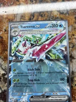 Pokemon TCG Tsareena ex - 046/182 Paradox Rift Holo Double Rare NM - Image 2