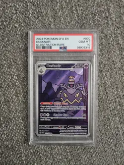 2024 Pokemon Shrouded Fable Illustration Rare Dusknoir PSA 10 #070 - Image 1