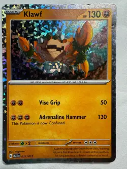 Klawf 011/015 McDonald's 2023 Holo Pokemon - Image 1