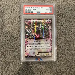Pokemon PSA 10 Rayquaza Shiny EX 122/XY-P Holo Black Star Promo Japanese - Image 1