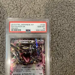 Pokemon PSA 10 Rayquaza Shiny EX 122/XY-P Holo Black Star Promo Japanese - Image 3
