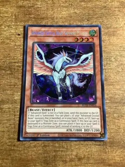Yugioh Advanced Crystal Beast Sapphire Pegasus BLCR-EN016 SR 1st Ed NM - Image 1