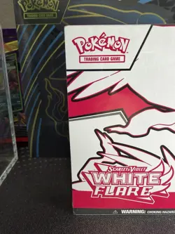 2025 Pokemon White Flare Factory Sealed Pokemon Center ETB Elite Trainer Box - Image 2