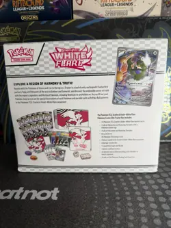 2025 Pokemon White Flare Factory Sealed Pokemon Center ETB Elite Trainer Box - Image 4