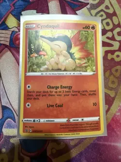 Cyndaquil SWSH221 Pokemon Black Star Promo Sword & Shield - Cosmos Holo - LP - Image 1